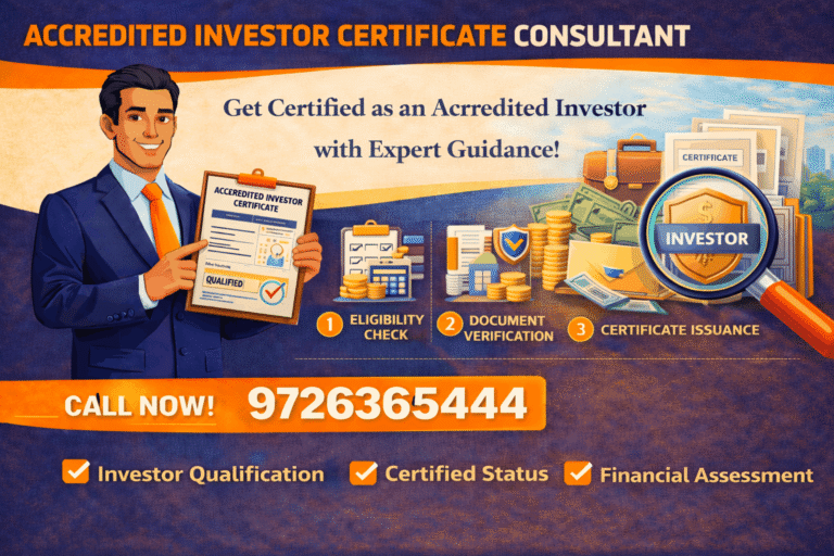 Accredited Investor Certificate Consultant